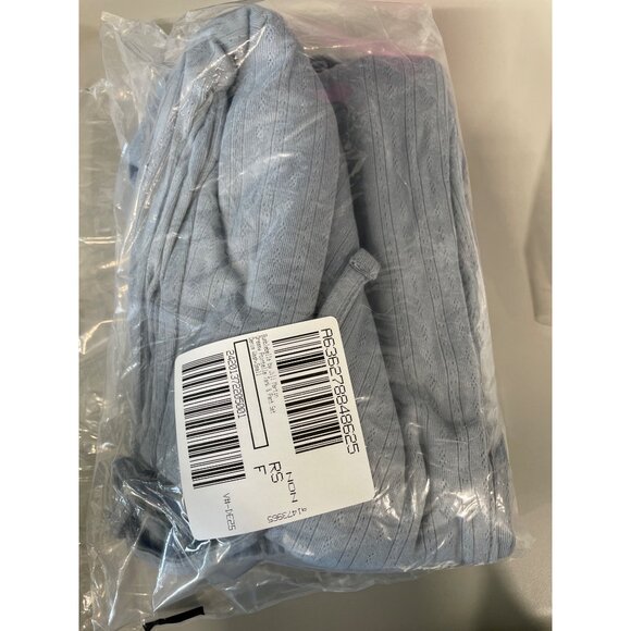 Bumblebella by Jill Martin Dreamy Pointelle Tank & Pant Set Small Denim Wash NEW - Picture 6 of 6